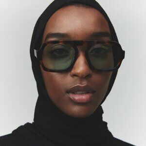 NEW Elisa Johnson Jane Sunglasses in Brown Tortoise